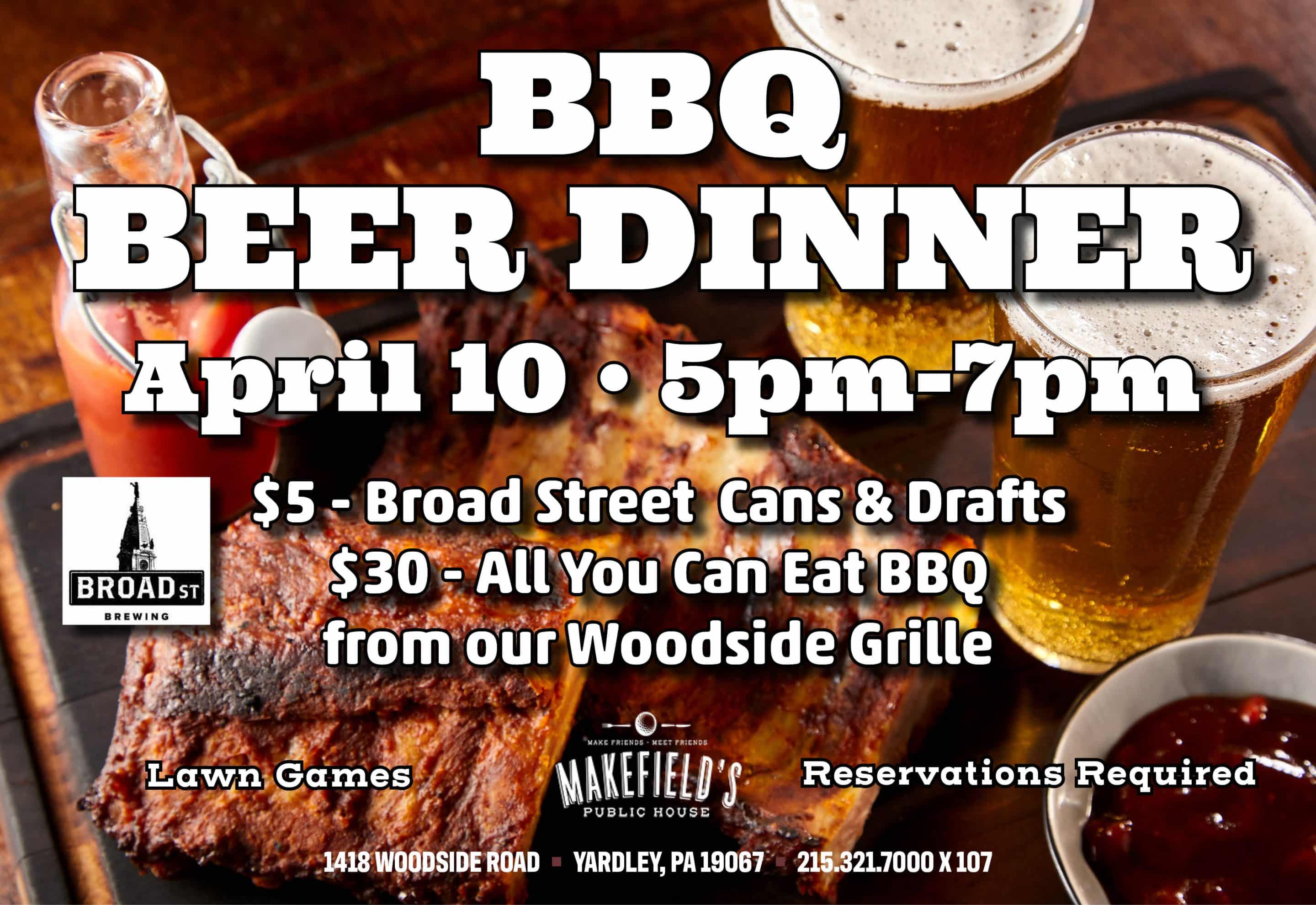 BBQ BEER DINNER